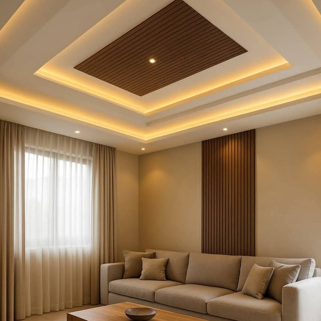 Modern Living Room Ceiling